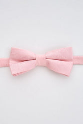 Junior Pink Paisley Bow Tie